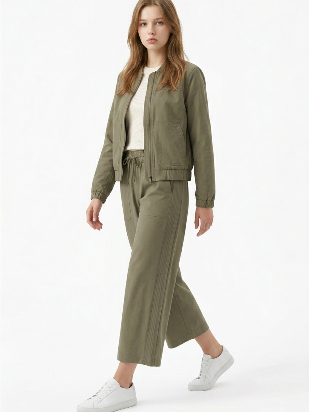 Mondetta Women’s XS Lightweight Side Stitch Wide Leg Elastic Waist Pants
